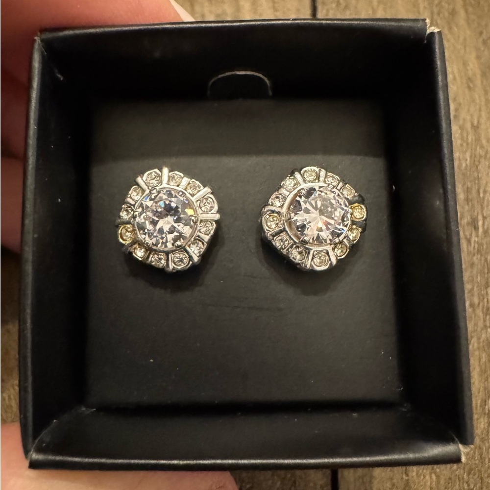 Faux Diamond Earrings by Avon